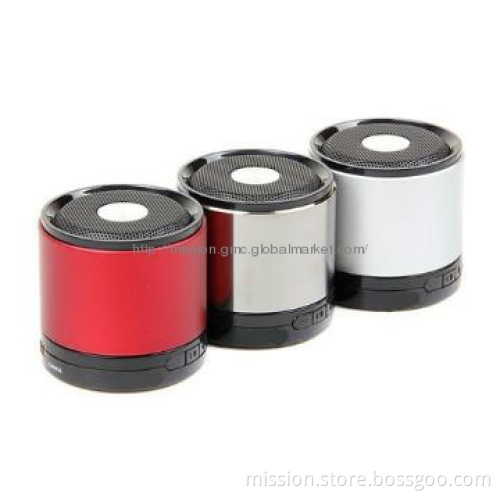 Aluminum Laptop Portable Bluetooth Speakers with MIC for iPad/iPhone